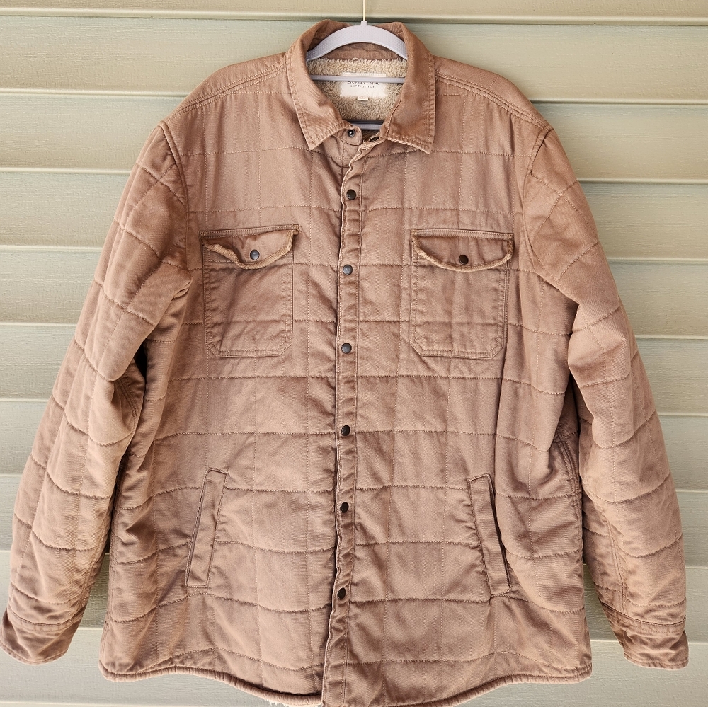 Men's Sonoma Tan Quilted Jacket